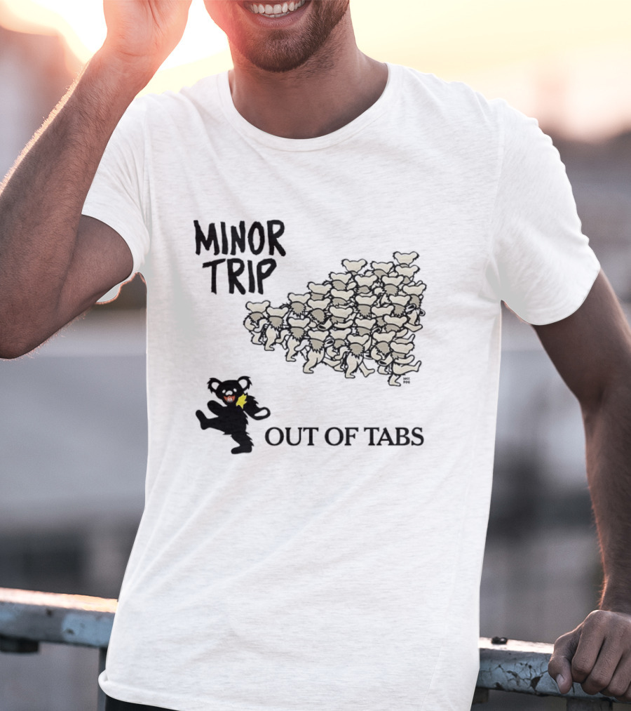 Grateful Dead Dancing Bears Minor Trip Out Of Tabs T-Shirt