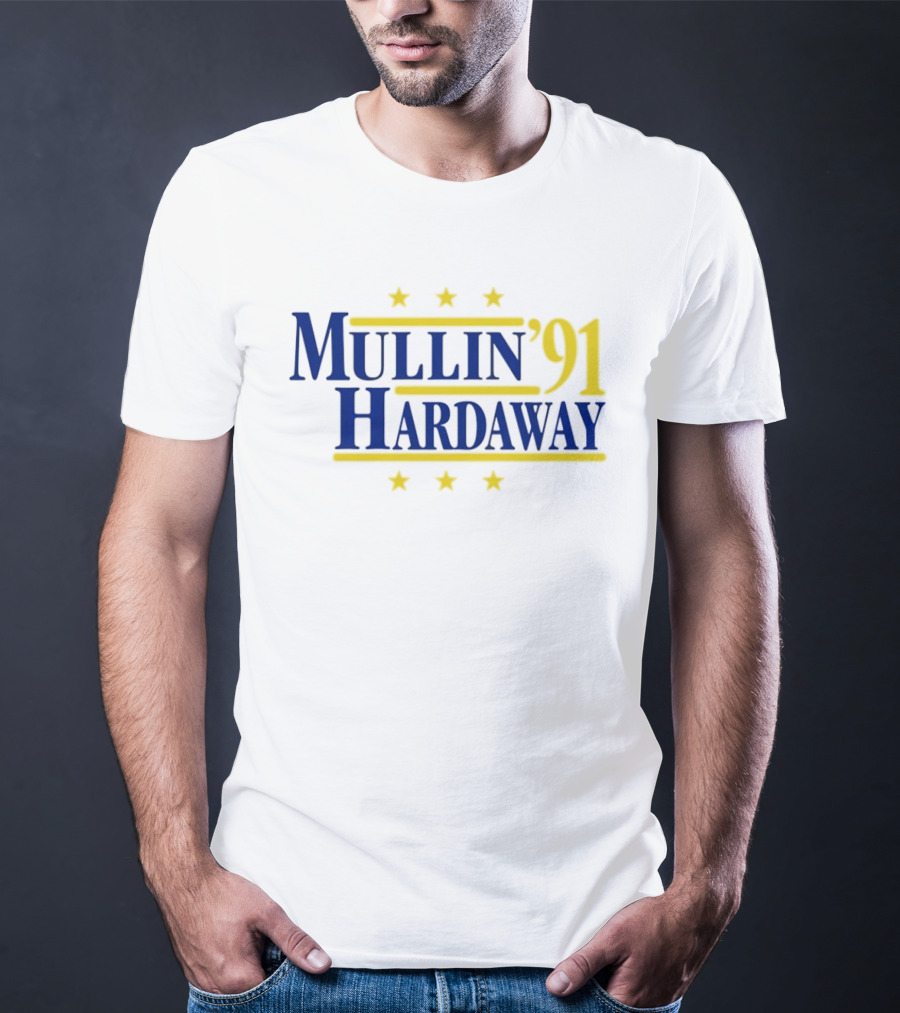 Mullin Hardaway 91 Stars Golden State Warriors T-Shirt