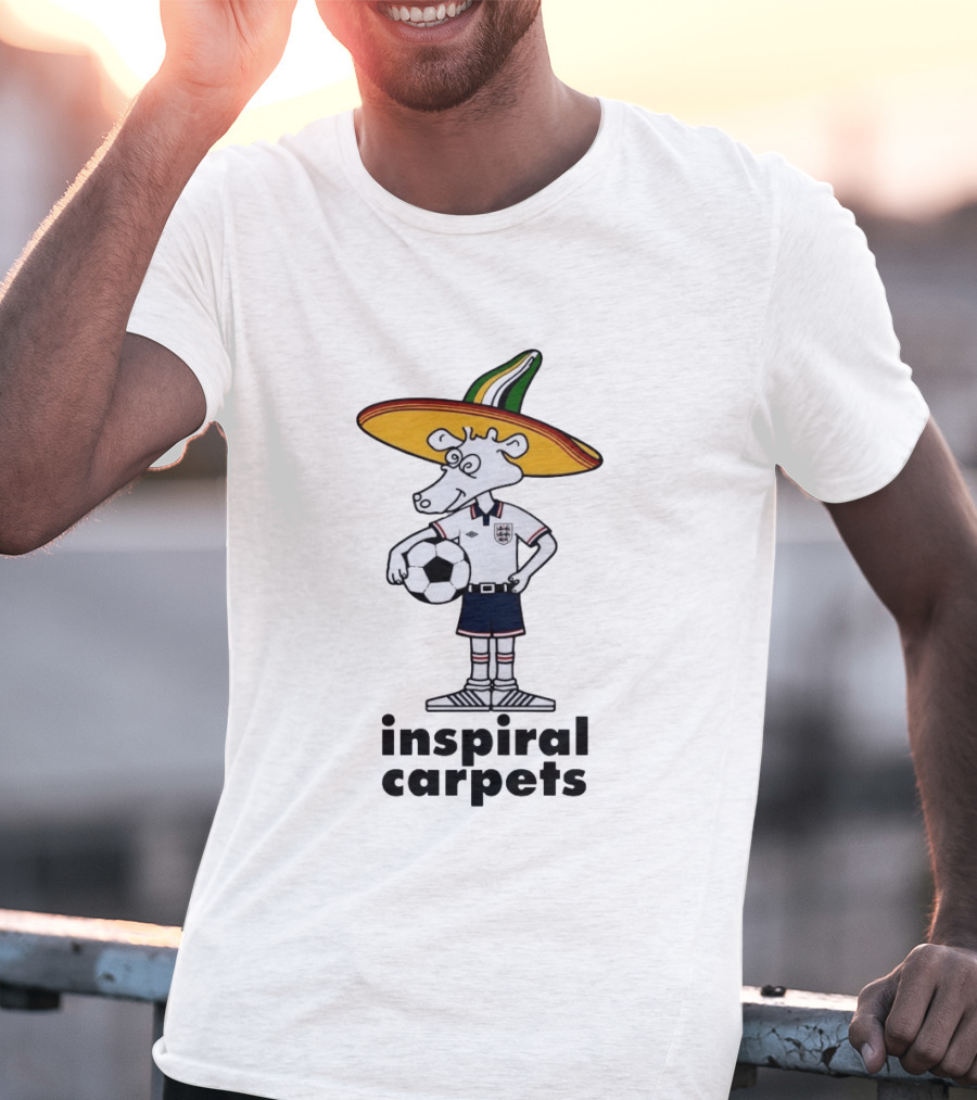 Inspiral Carpets Madchester Mexico 86 World Cup T-Shirt