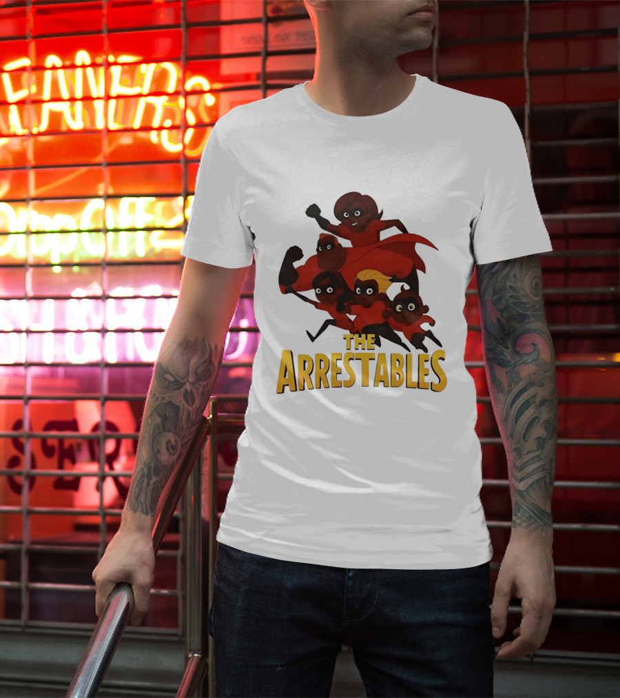 The Arrestables Family Team Superhero T-Shirt