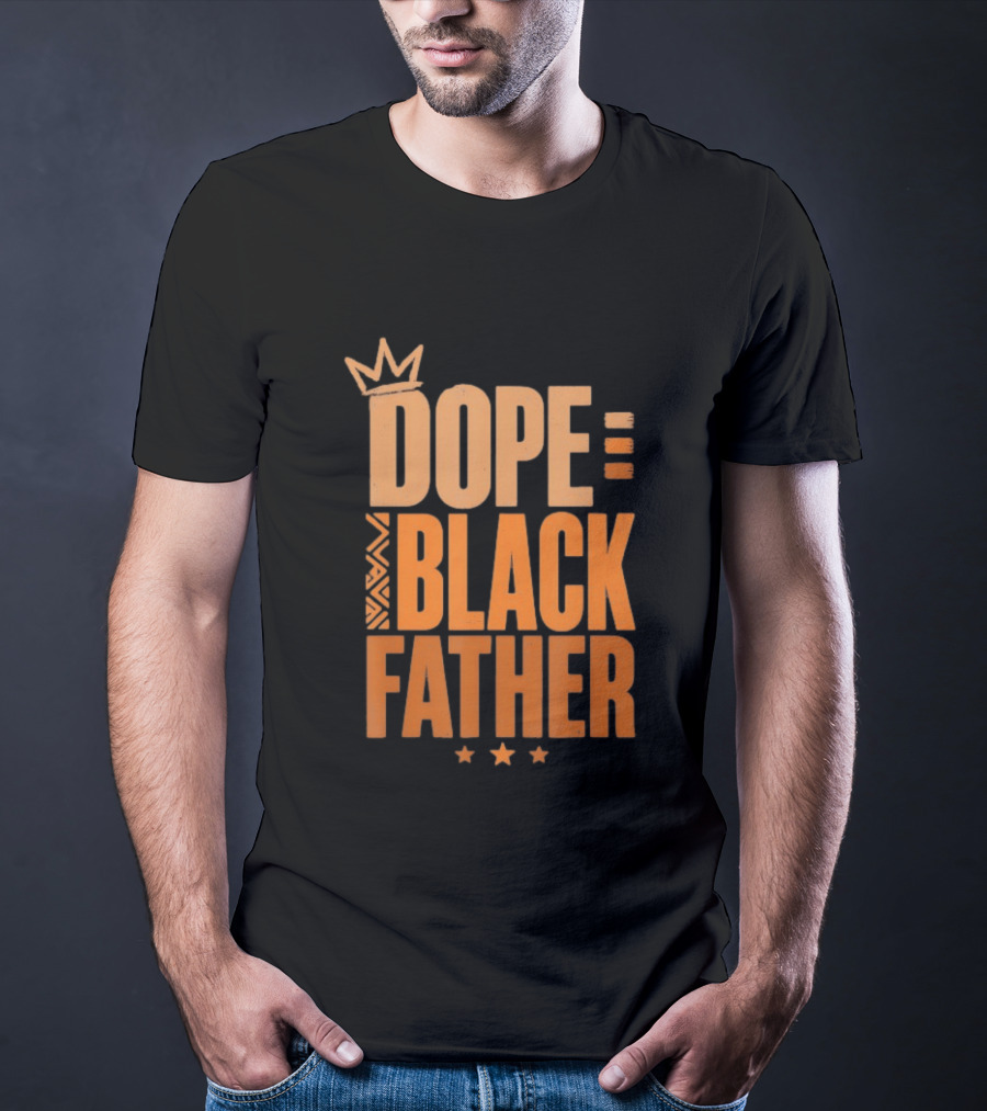 Dope Black Father Crown Stars T-Shirt