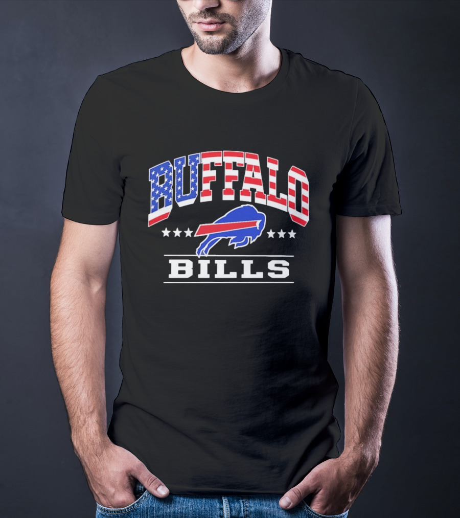Buffalo Bills 1776 2026 American Flag 250 Years 4th Of July Celebration T-Shirt