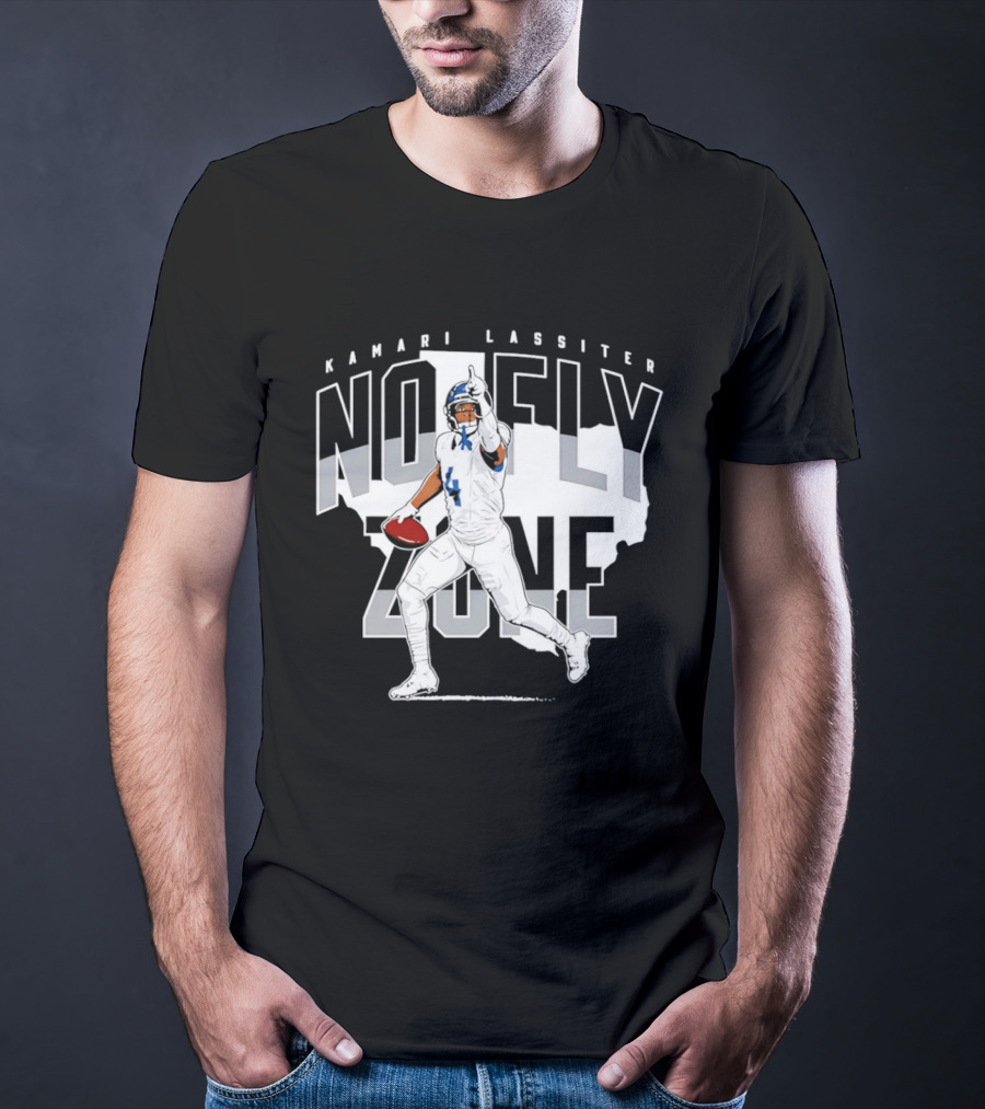 Kamari Lassiter No Fly Zone Football T-Shirt