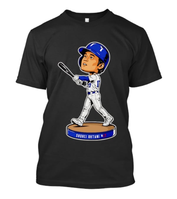 Shohei Ohtani Los Angeles Dodgers #17 Bobblehead Collectible T-Shirt