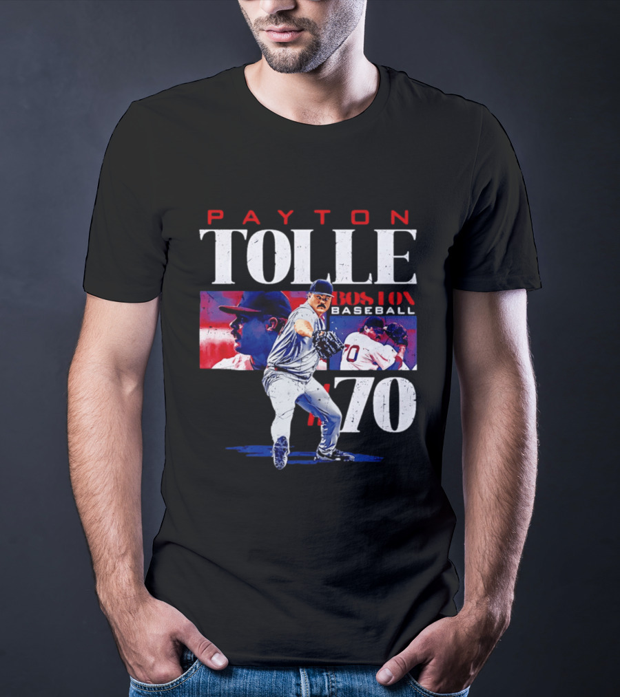 Boston Red Sox Payton Tolle 70 MLB Baseball T-Shirt