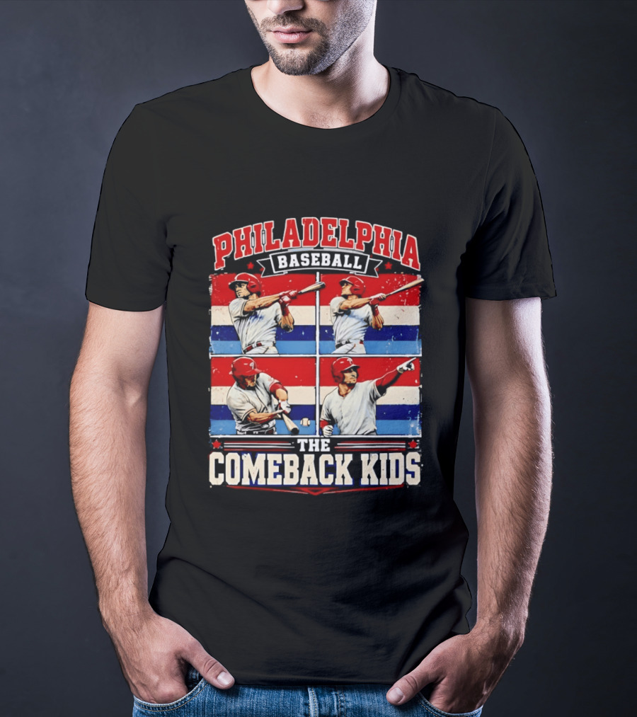 Philadelphia Baseball The Comeback Kids T-Shirt