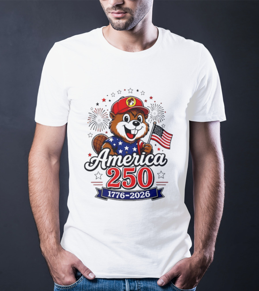 Buc Ee's 1776 2026 America 250 Years Of Freedom Celebration T-Shirt