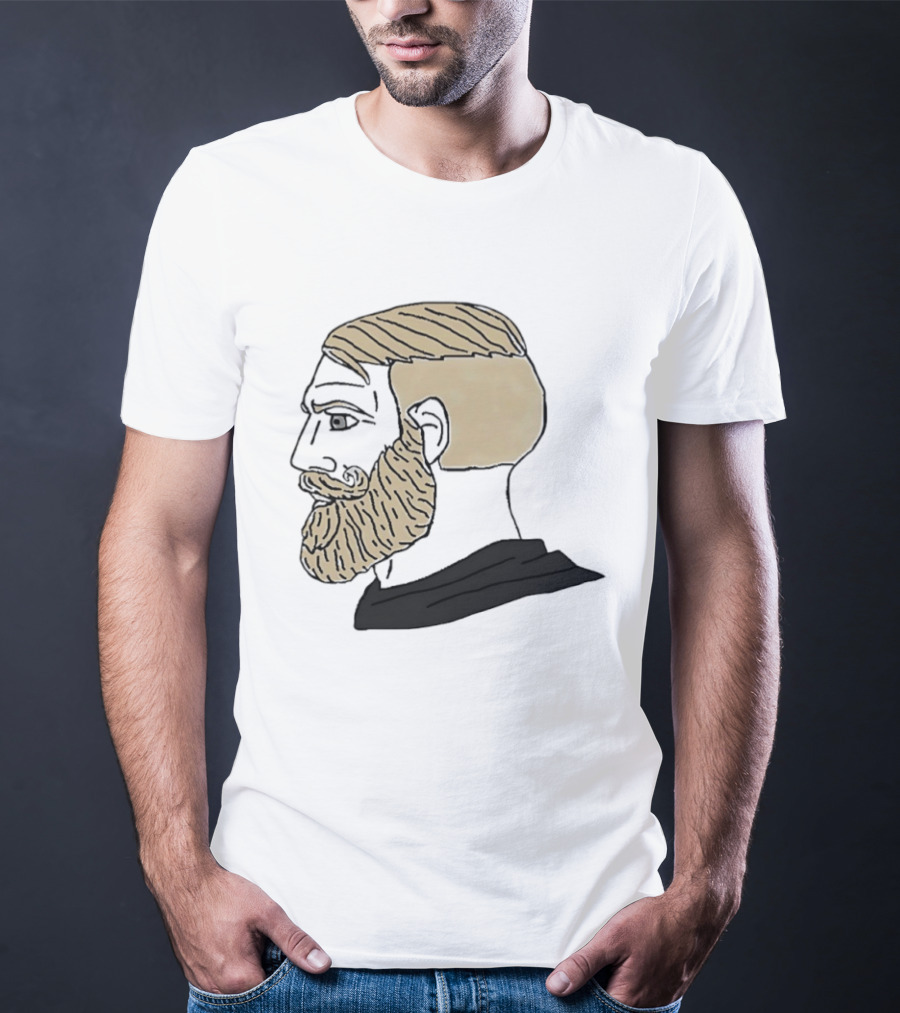 Chad Complex Gigachad Meme Alpha Male Profile T-Shirt