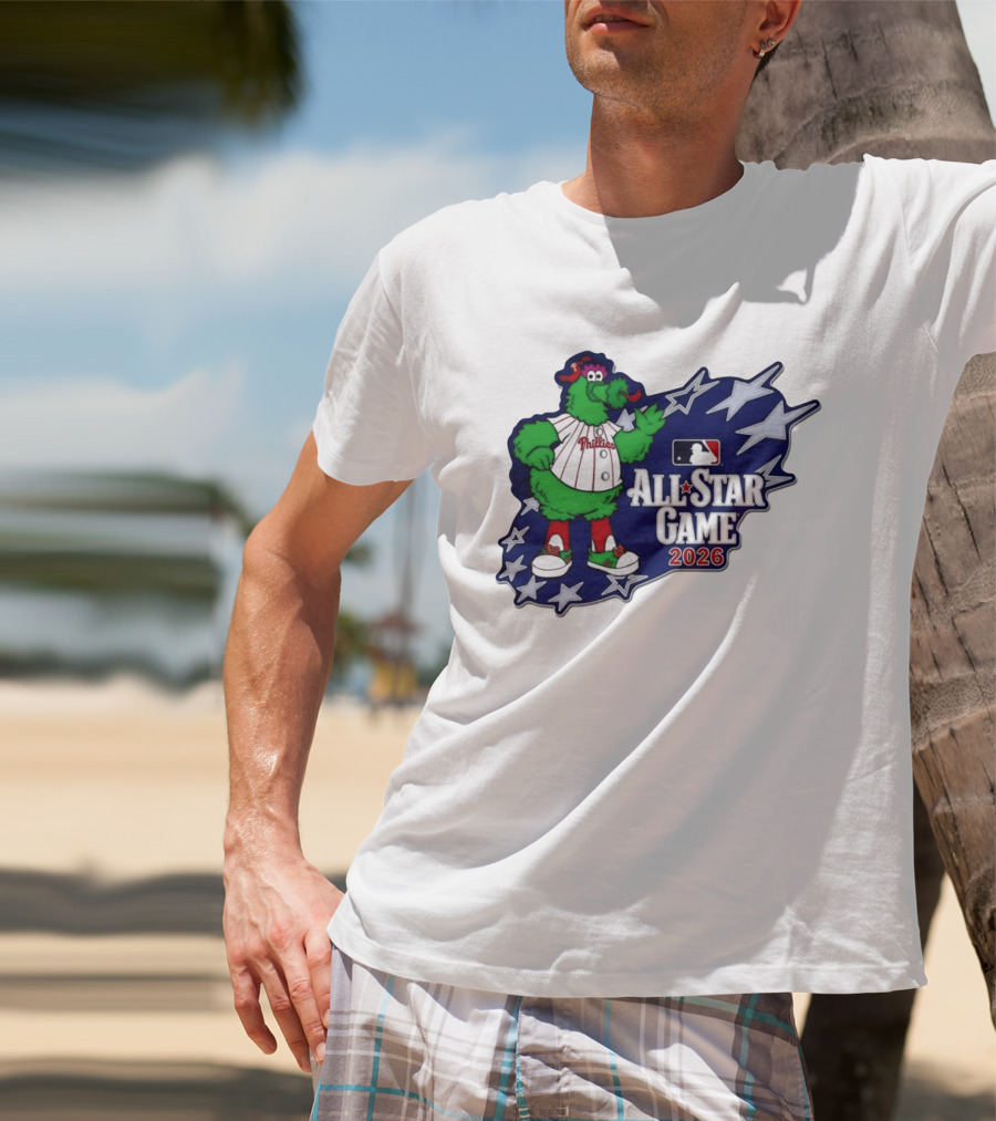 Philadelphia Phillies MLB All Star Game 2026 Phanatic Stars T-Shirt