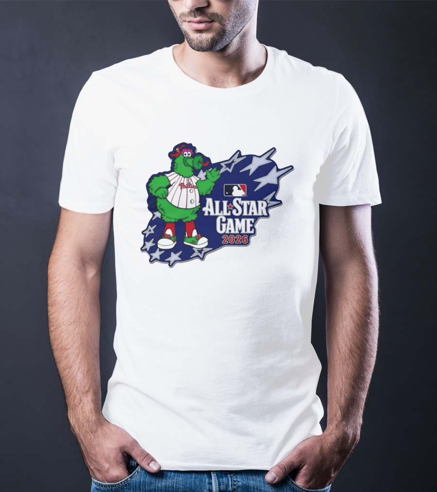 Philadelphia Phillies MLB All Star Game 2026 Phanatic Stars T-Shirt