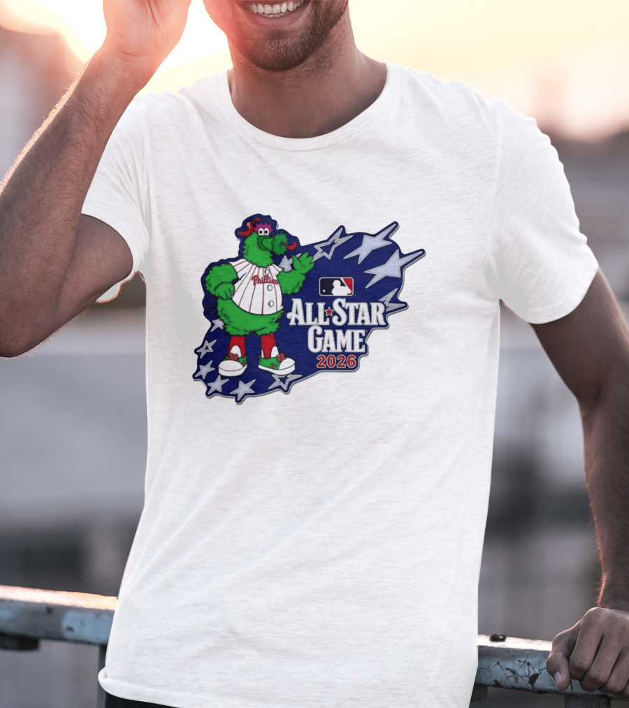 Philadelphia Phillies MLB All Star Game 2026 Phanatic Stars T-Shirt