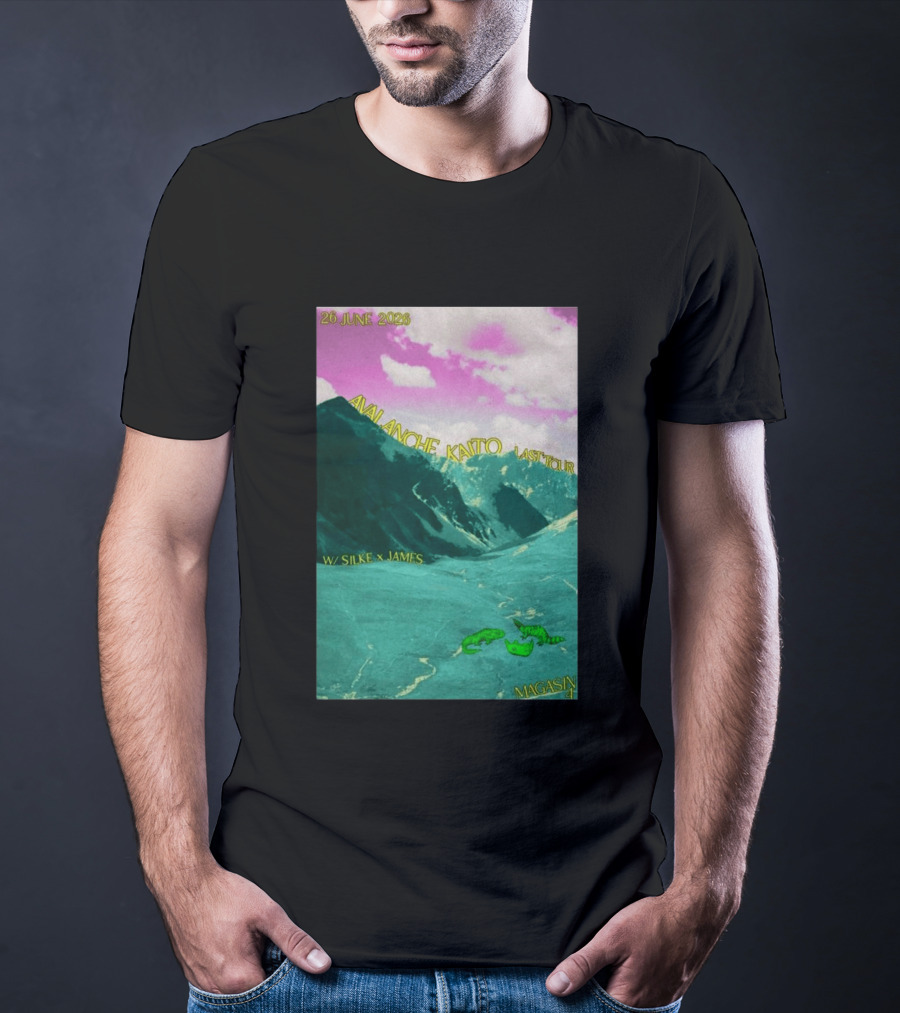 Avalanche Kaito Last Tour 26 June 2026 Magasin 4 Brussels With Silke And James T-Shirt