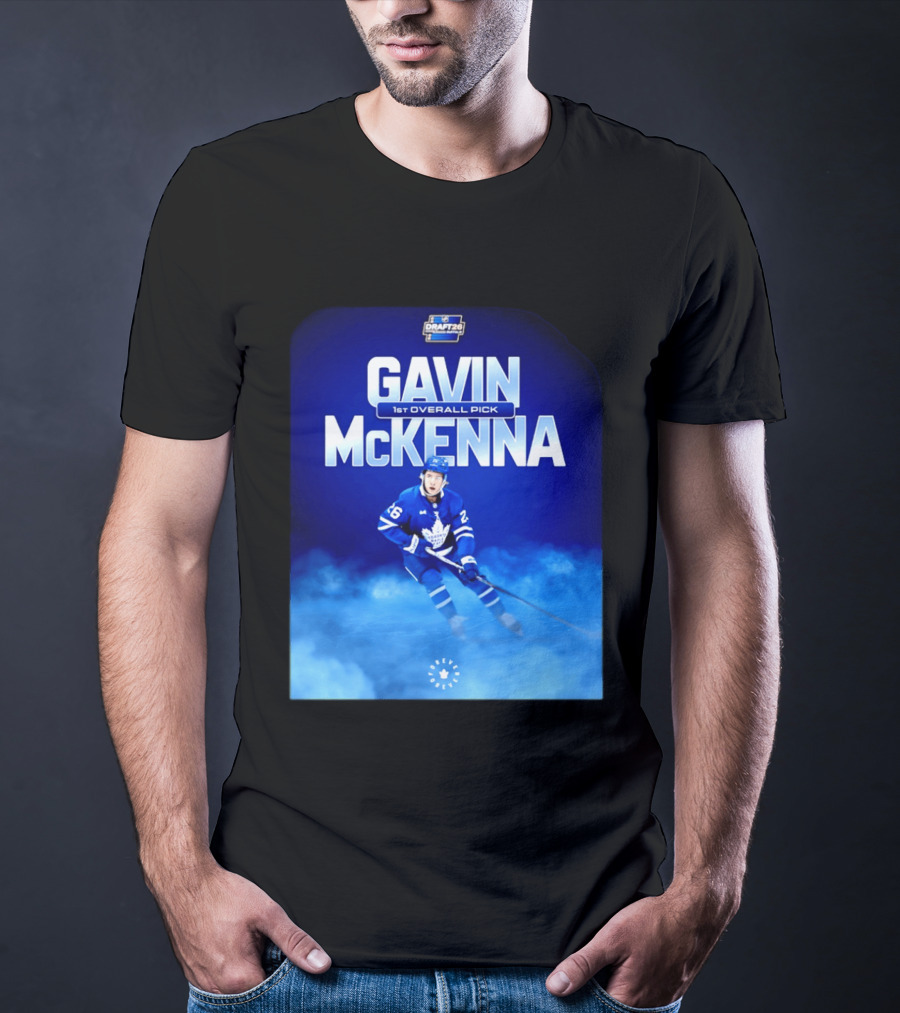 Gavin McKenna 1st Overall Pick 2026 NHL Draft Toronto Maple Leafs T-Shirt