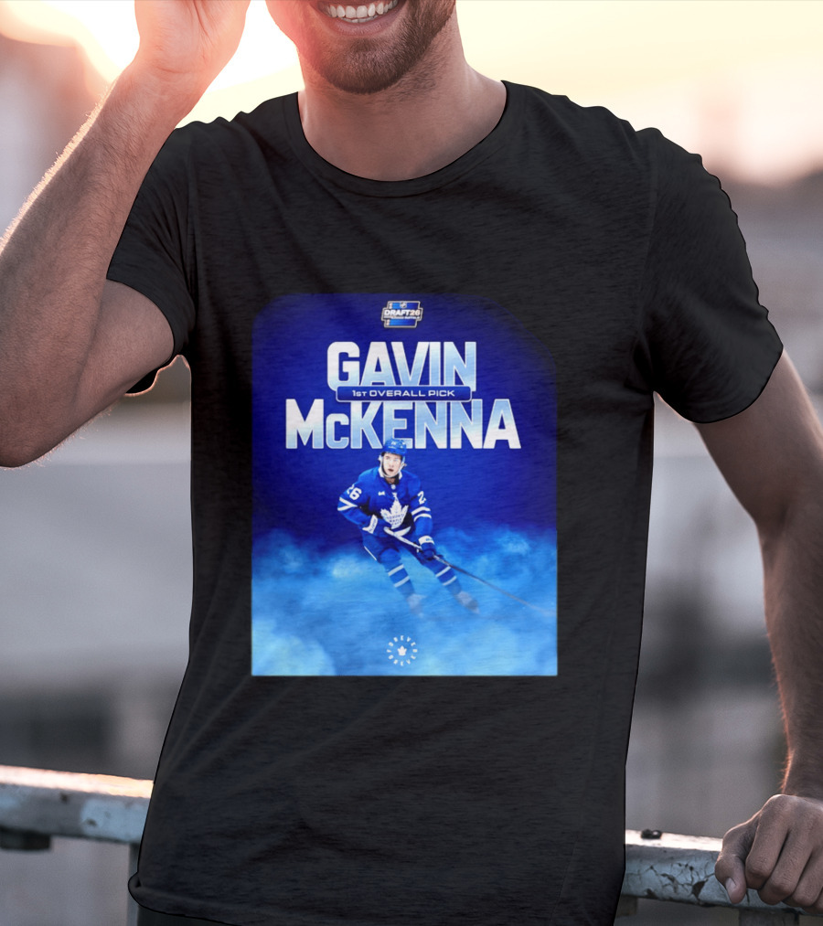 Gavin McKenna 1st Overall Pick 2026 NHL Draft Toronto Maple Leafs T-Shirt