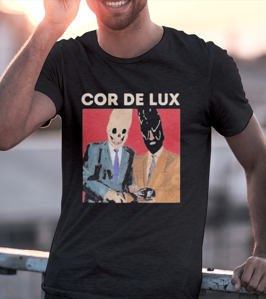 COR DE LUX Surreal Suited Figures T-Shirt