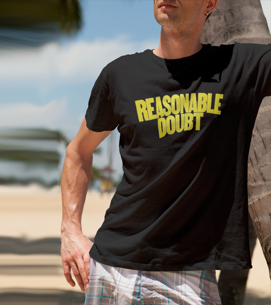 Reasonable Doubt Jay Z Hip Hop Rap Album Classic Bold Yellow T-Shirt