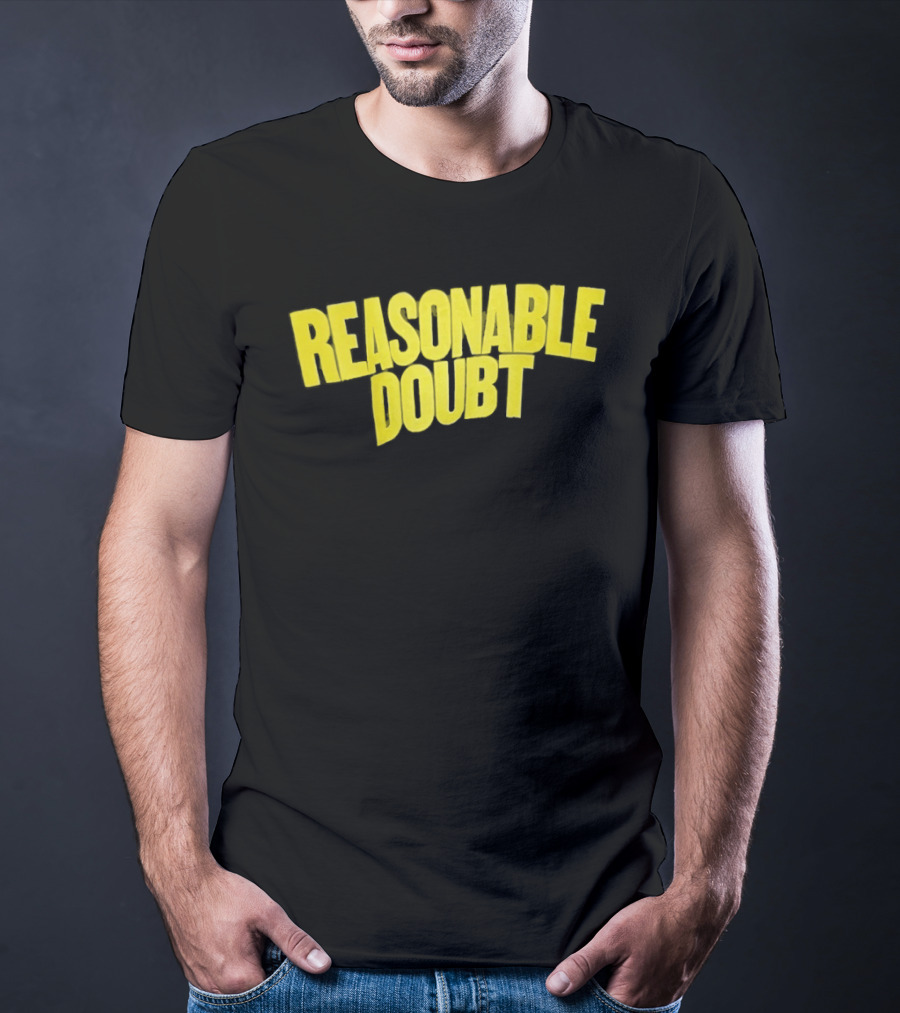 Reasonable Doubt Jay Z Hip Hop Rap Album Classic Bold Yellow T-Shirt