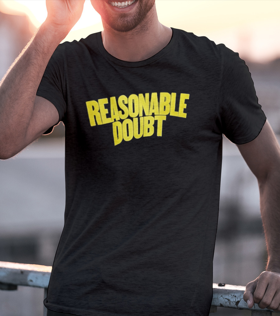 Reasonable Doubt Jay Z Hip Hop Rap Album Classic Bold Yellow T-Shirt