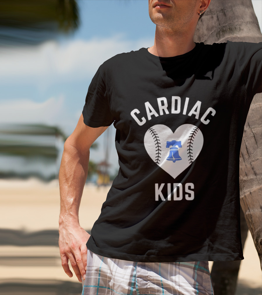 Cardiac Kids Heart Philadelphia Phillies Liberty Bell T-Shirt
