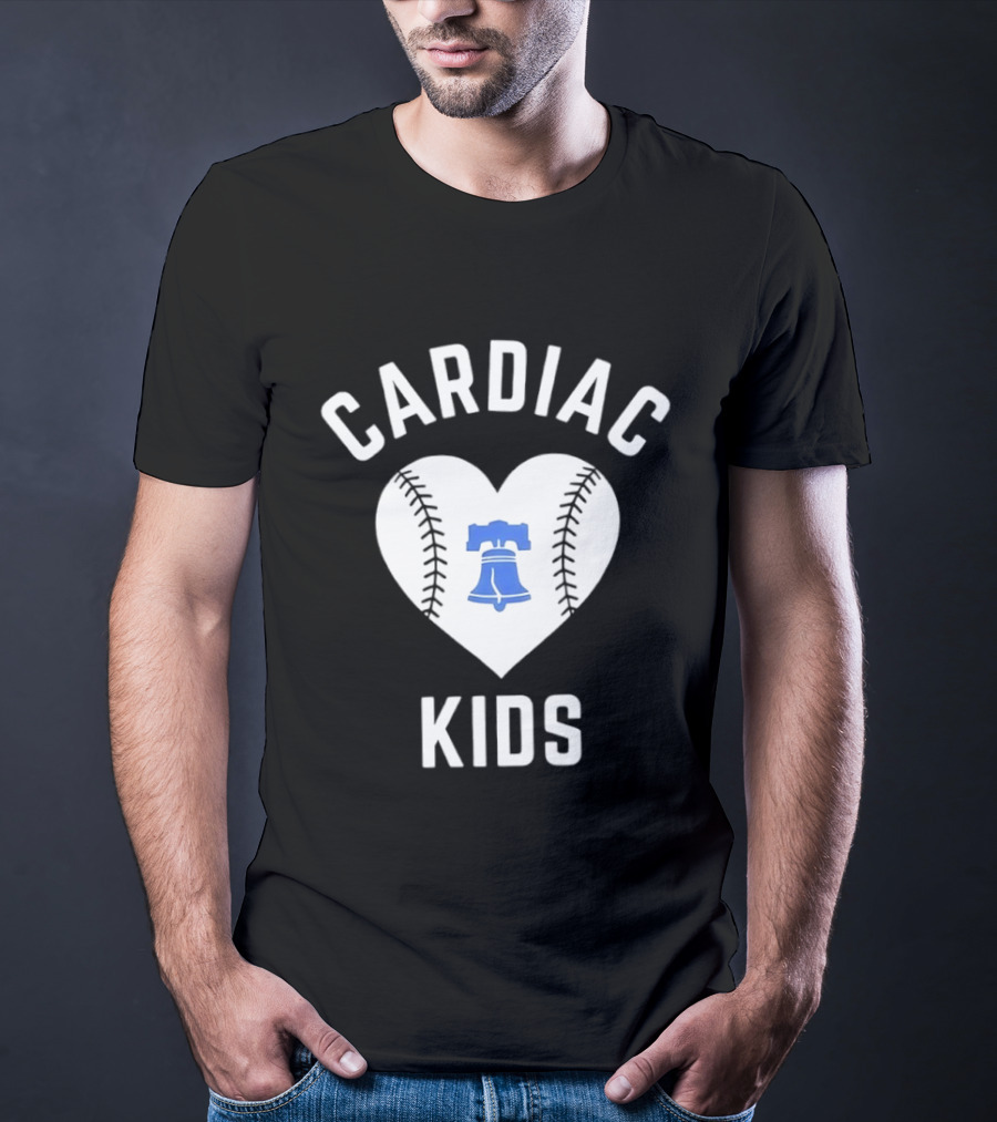 Cardiac Kids Heart Philadelphia Phillies Liberty Bell T-Shirt
