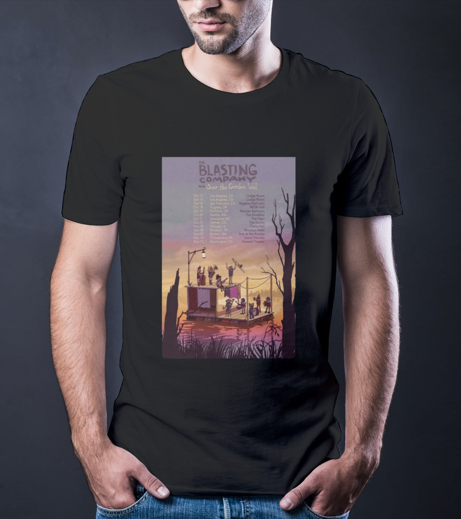 The Blasting Company Plays Over The Garden Wall Tour Dates 2026 Concert Locations T-Shirt