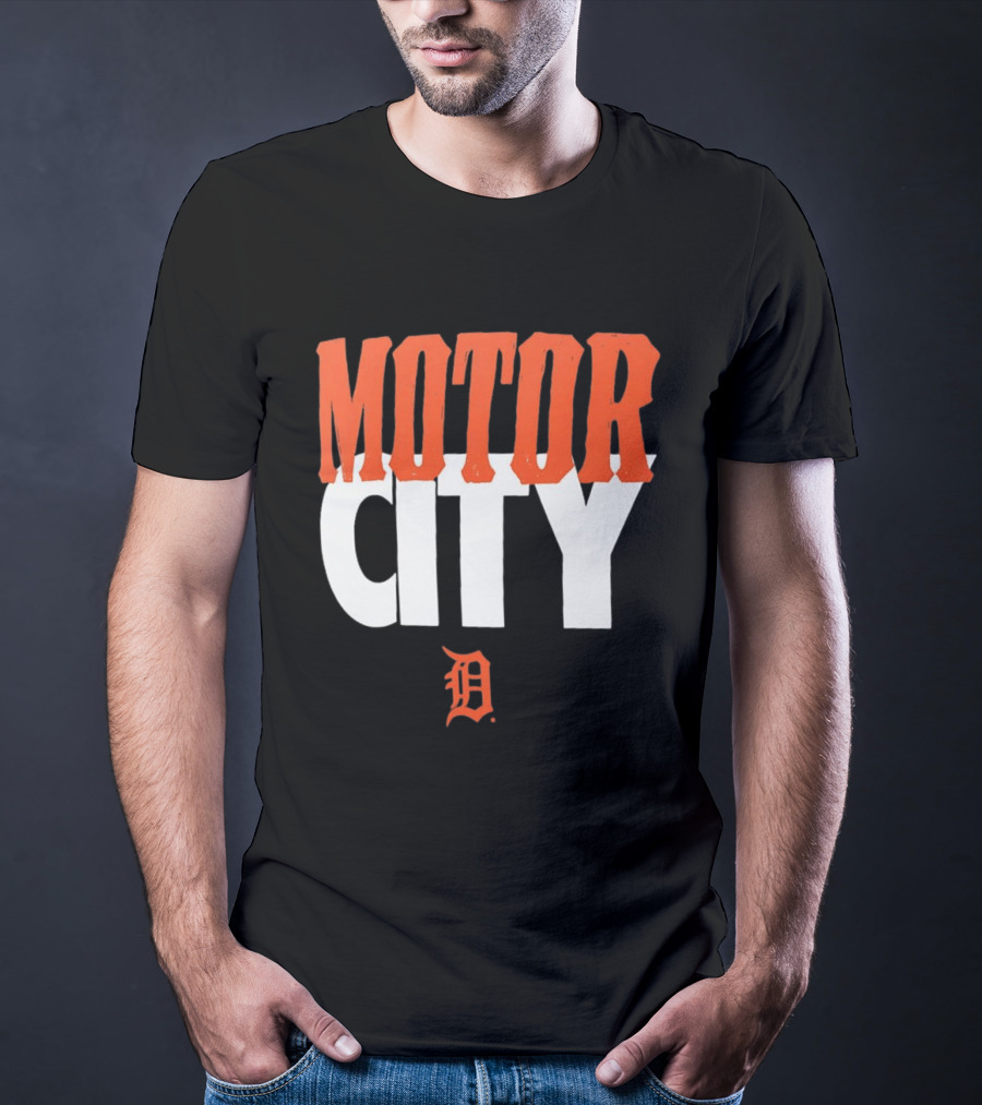 Detroit Tigers Motor City MLB Baseball Team Fan Gear T-Shirt