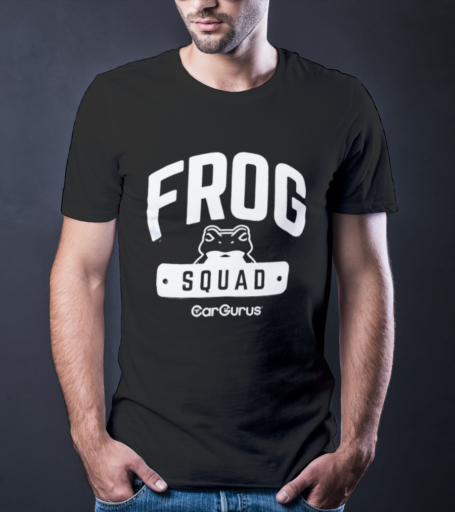 Frog Squad CarGurus Vintage Style Frog Embossed T-Shirt