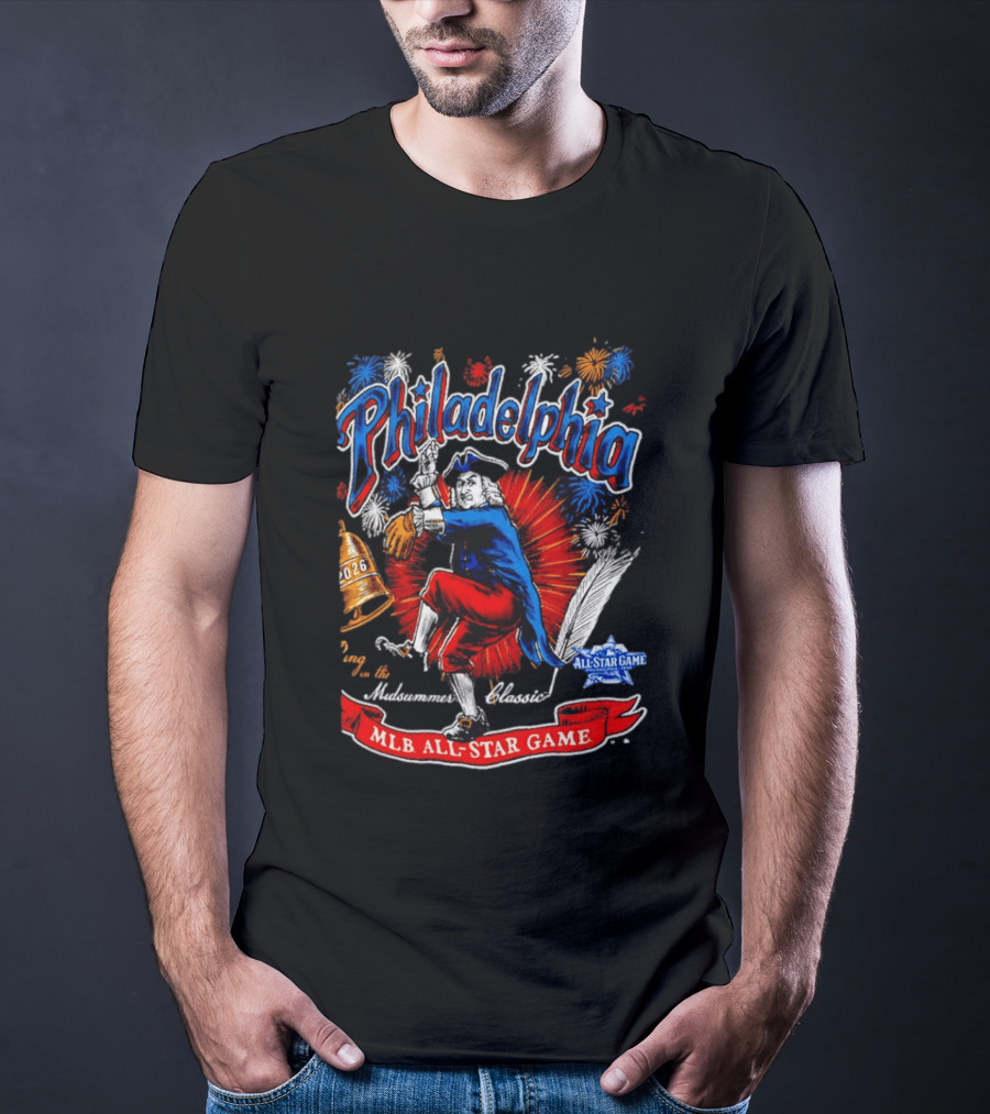 Philadelphia 2026 MLB All Star Game Midsummer Classic Fireworks T-Shirt