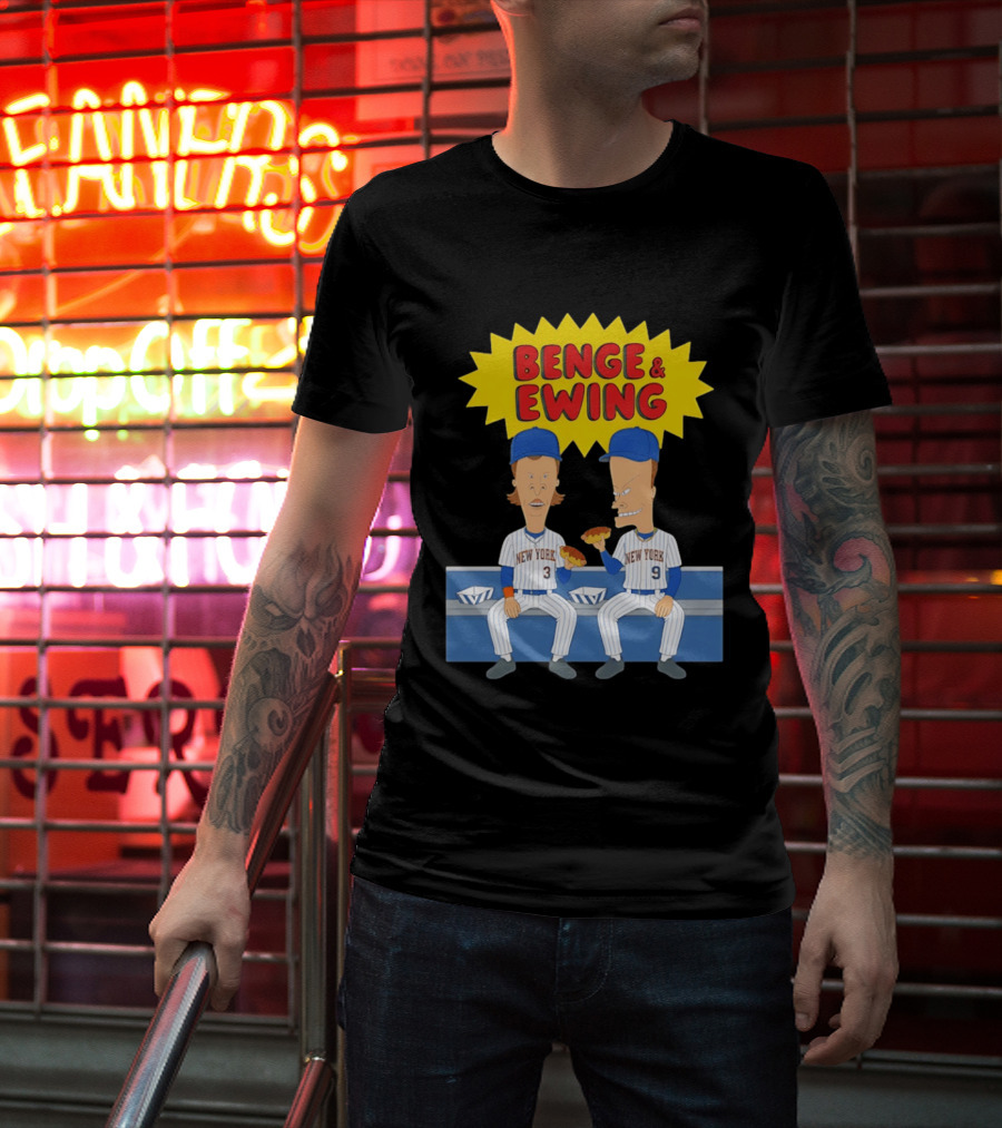 Benge & Ewing New York Mets Beavis And Butt Head T-Shirt