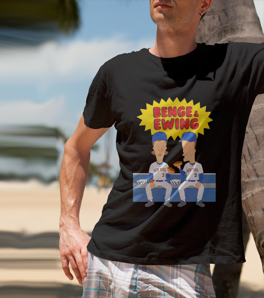 Benge & Ewing New York Mets Beavis And Butt Head T-Shirt