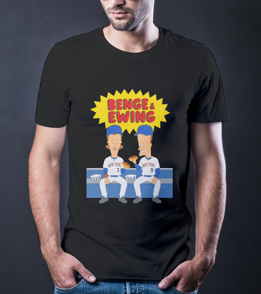 Benge & Ewing New York Mets Beavis And Butt Head T-Shirt