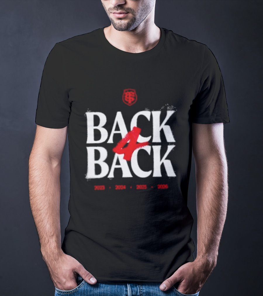 Stade Toulousain Back To Back 4 Times T-Shirt