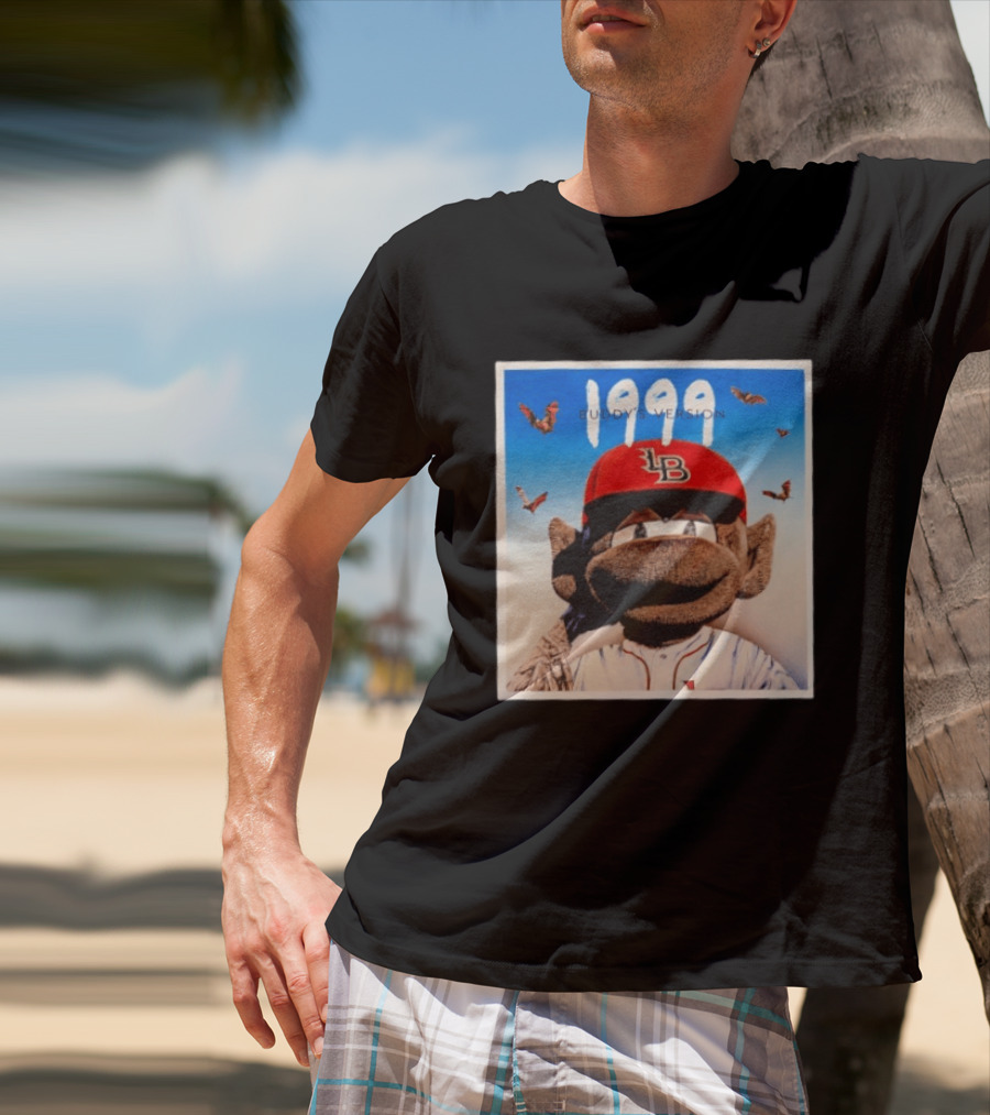 1999 Buddy's Version LB Red Cap Baseball T-Shirt