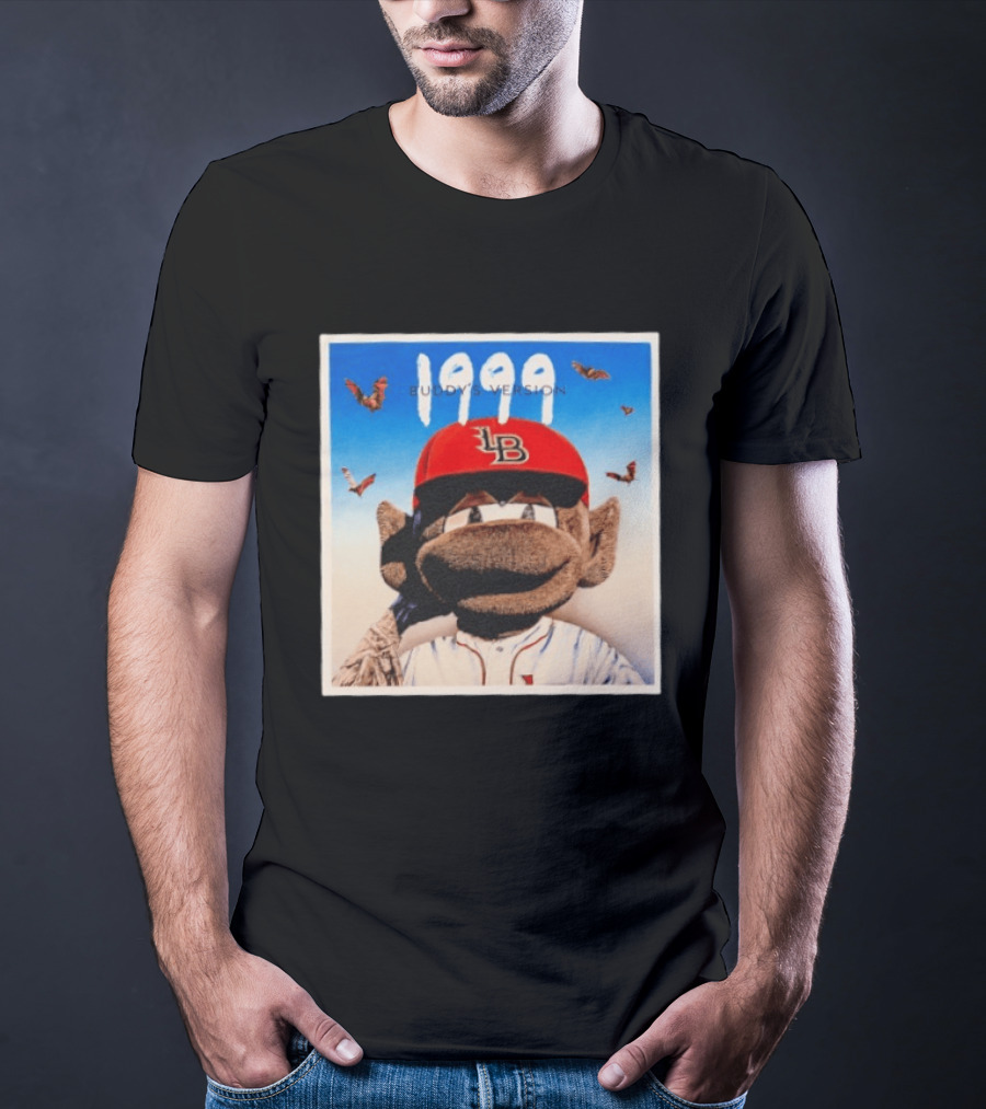 1999 Buddy's Version LB Red Cap Baseball T-Shirt