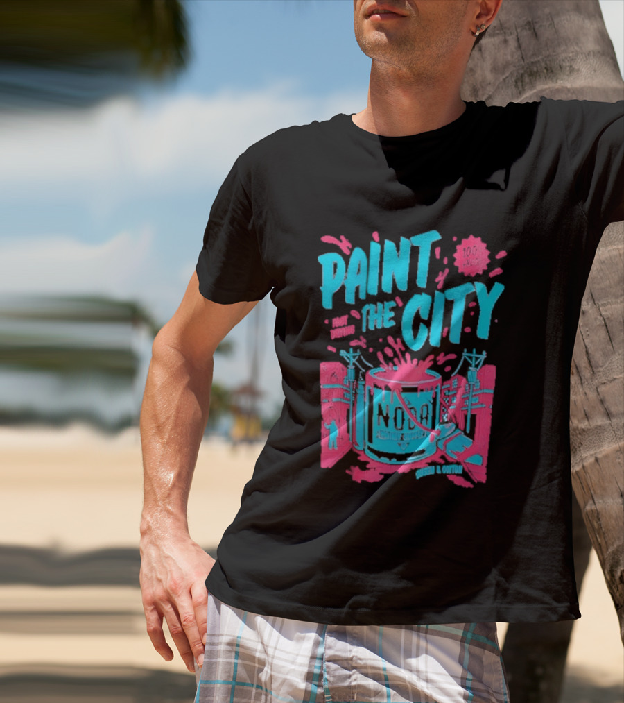Paint The City Nola New Orleans Drew Orleans T-Shirt