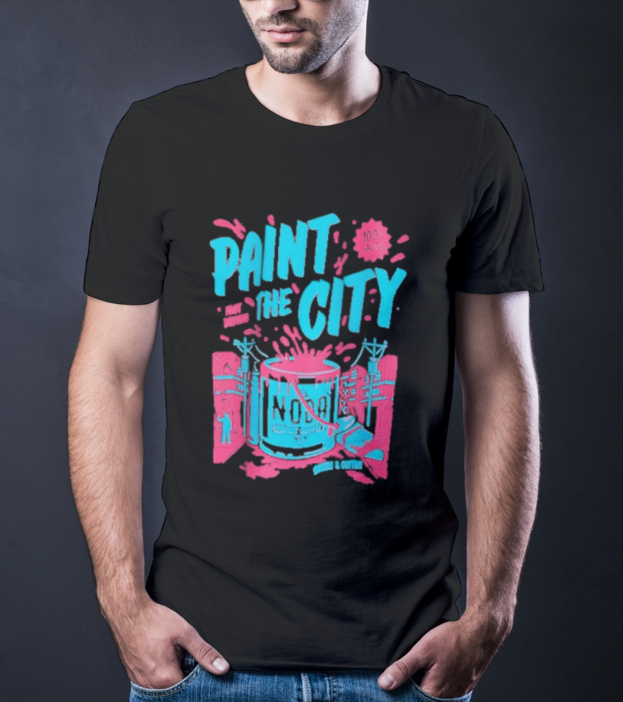 Paint The City Nola New Orleans Drew Orleans T-Shirt