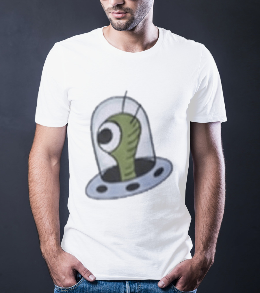 Bizarro Secret UFO Alien Spaceship T-Shirt