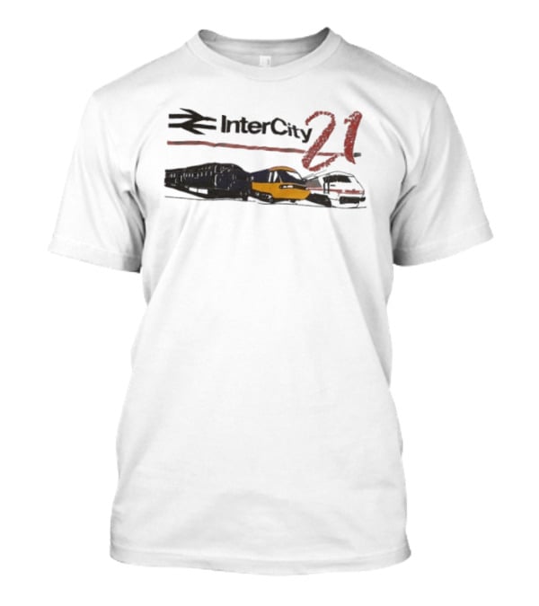InterCity 21 Train Transportation Theme With Trains T-Shirt
