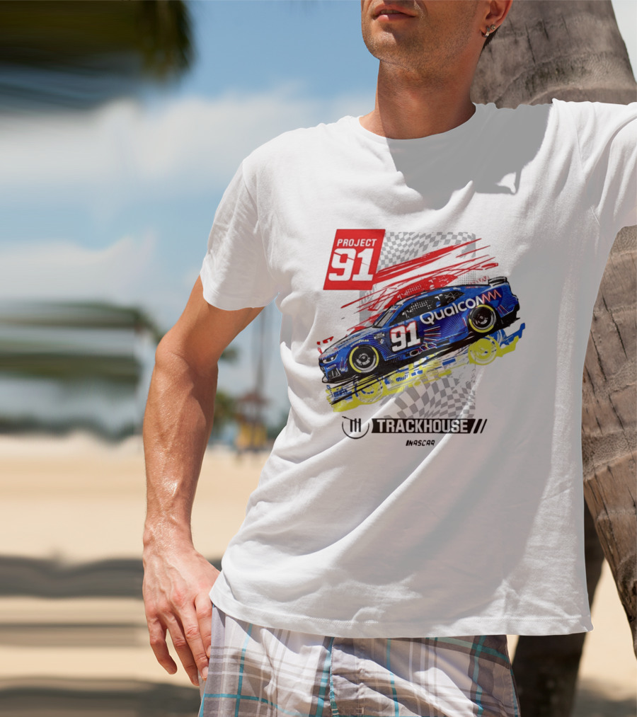 Project 91 Trackhouse Racing Qualcomm NASCAR T-Shirt