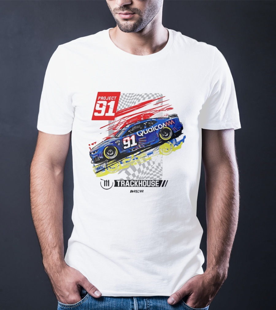 Project 91 Trackhouse Racing Qualcomm NASCAR T-Shirt