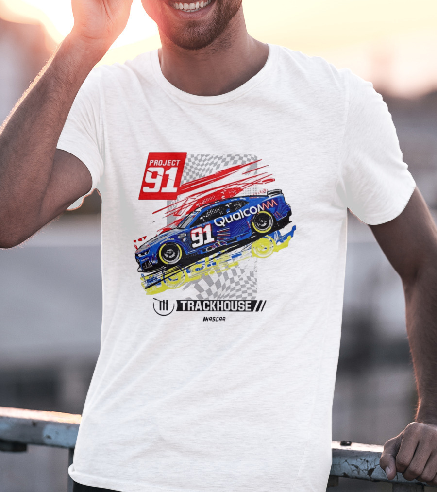 Project 91 Trackhouse Racing Qualcomm NASCAR T-Shirt