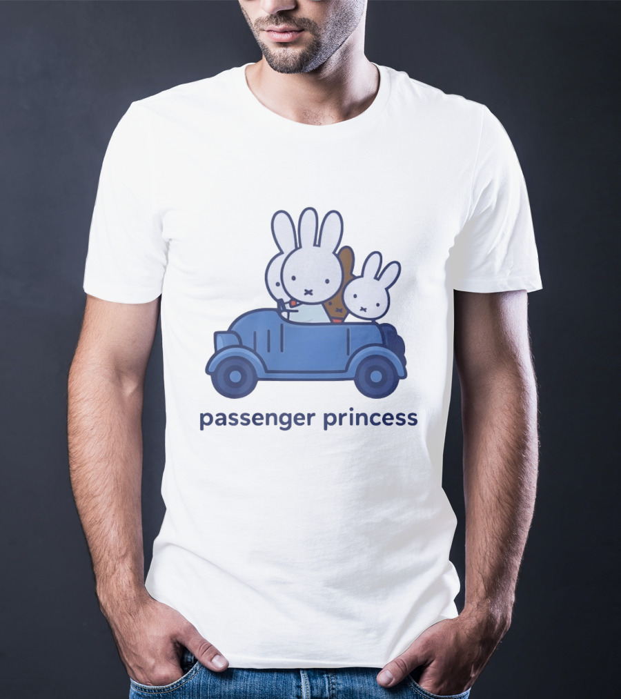Miffy Passenger Princess Bunny Rabbit Car Ride T-Shirt