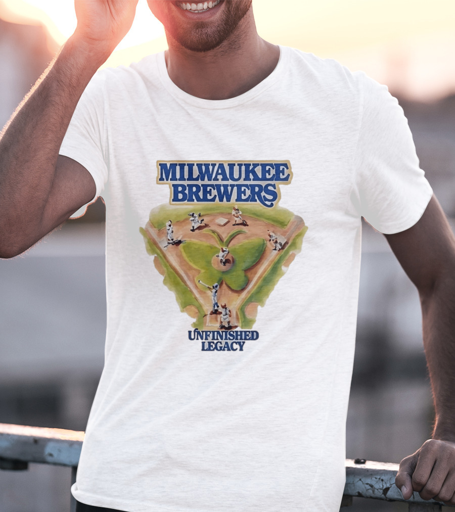 Milwaukee Brewers Unfinished Legacy Baseball Field T-Shirt