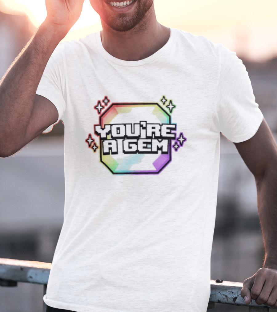 You're A Gem Emidivergent Pride Stars Rainbow T-Shirt