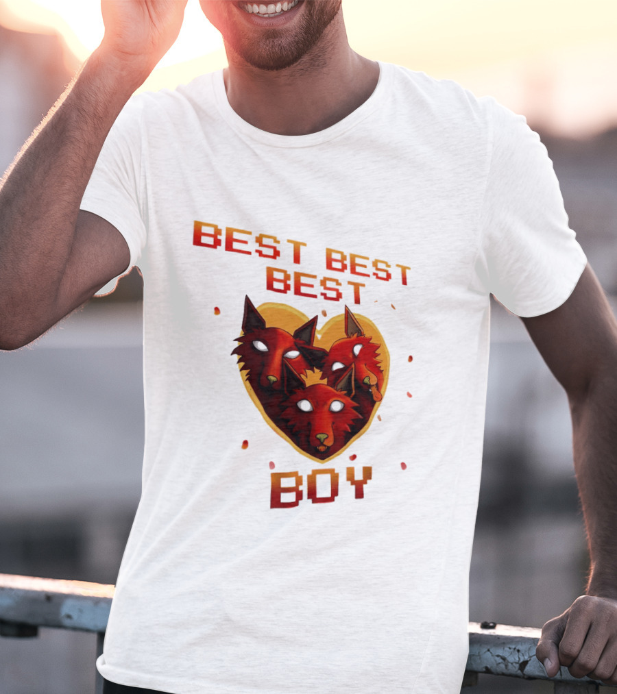 BEST BEST BEST BOY Fox Trio T-Shirt