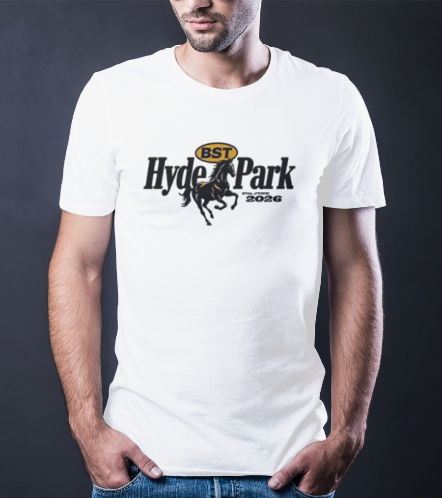 Garth Brooks BST Hyde Park 2026 Event Featuring Iconic Horse T-Shirt