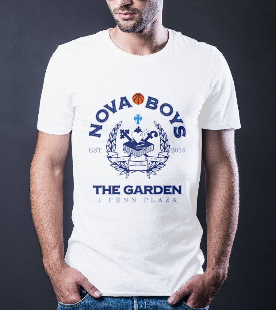 Nova Boys Collegiate Basketball The Garden 4 Penn Plaza Est 2016 T-Shirt