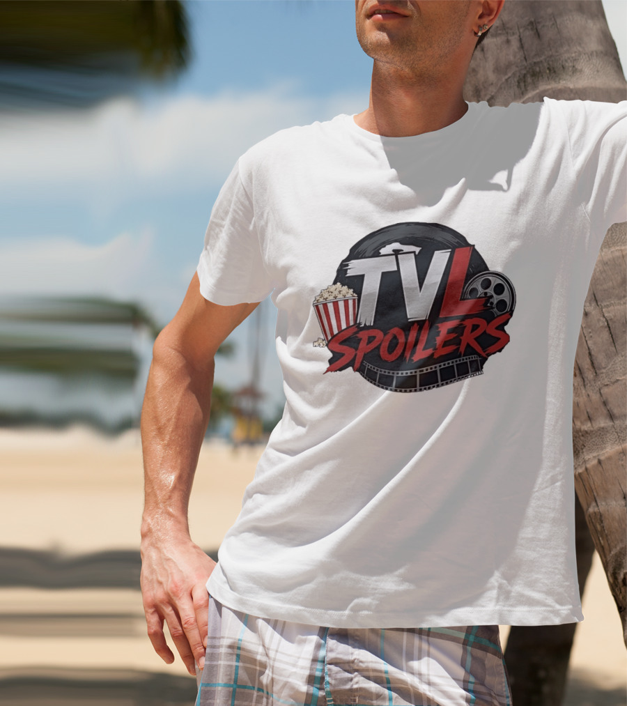 TVL Spoilers Cinema Movie Lover Popcorn Film Reel T-Shirt