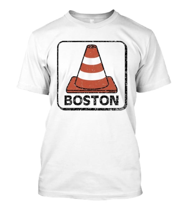 Boston Traffic Cone Urban Humor T-Shirt