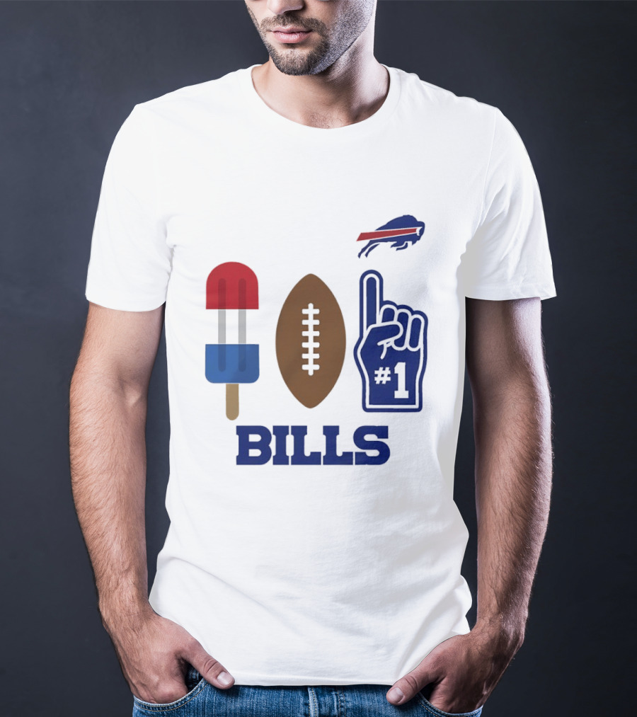 Buffalo Bills Football Popsicle Foam Finger 2026 Season T-Shirt